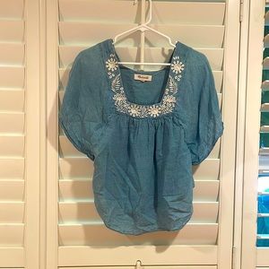 Madewell Shirt with Floral Detail
